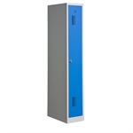 Garderobeskab KS310 1/1, gr�/bl�