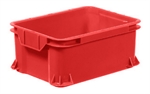 Plastkasse Uni 400x300x165 mm. R�d