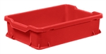 Plastkasse Uni 600x400x145 mm. R�d