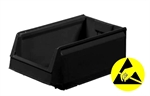 Forr�dsbakke 9073, sort, antistatisk, 350x206x150