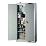 Kemikaliekab inkl. 5 hylder H1990xB1000xD450 mm gr�