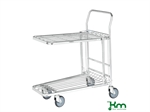 Butikvogn elforzinket, L860xB30xH1010 mm