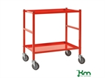 Bakkevogn lille til 2 EUR-bakker, r�d