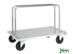 Pladevogn med 2 b�jler, elgalv, kap. 500 kg, 1200x